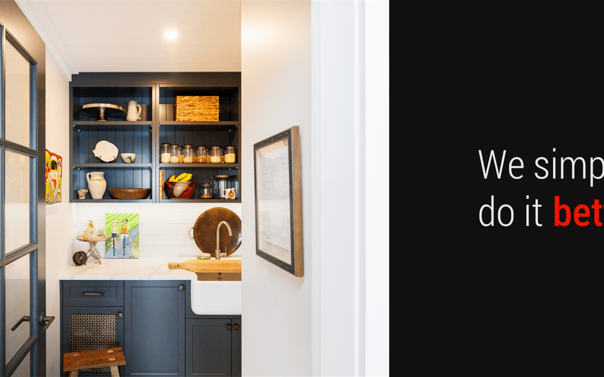Hero Banner for JS Kitchens