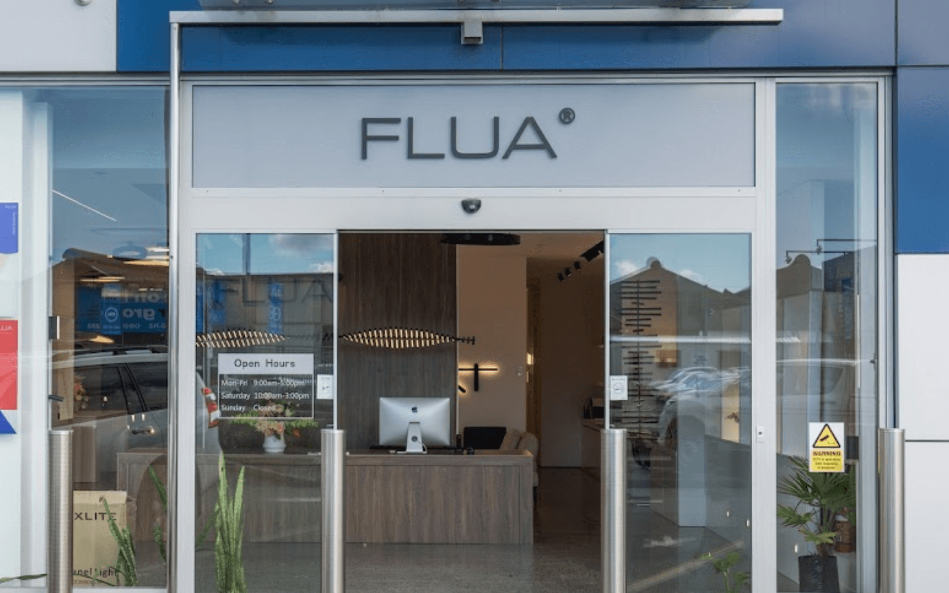 Hero Banner for FLUA Lighting NZ