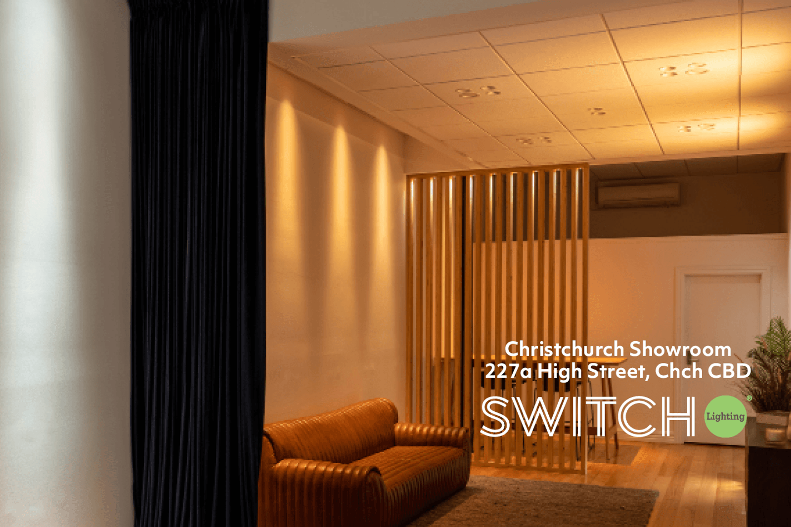 Immersive and interactive Switch Lighting Christchurch Showroom Hub