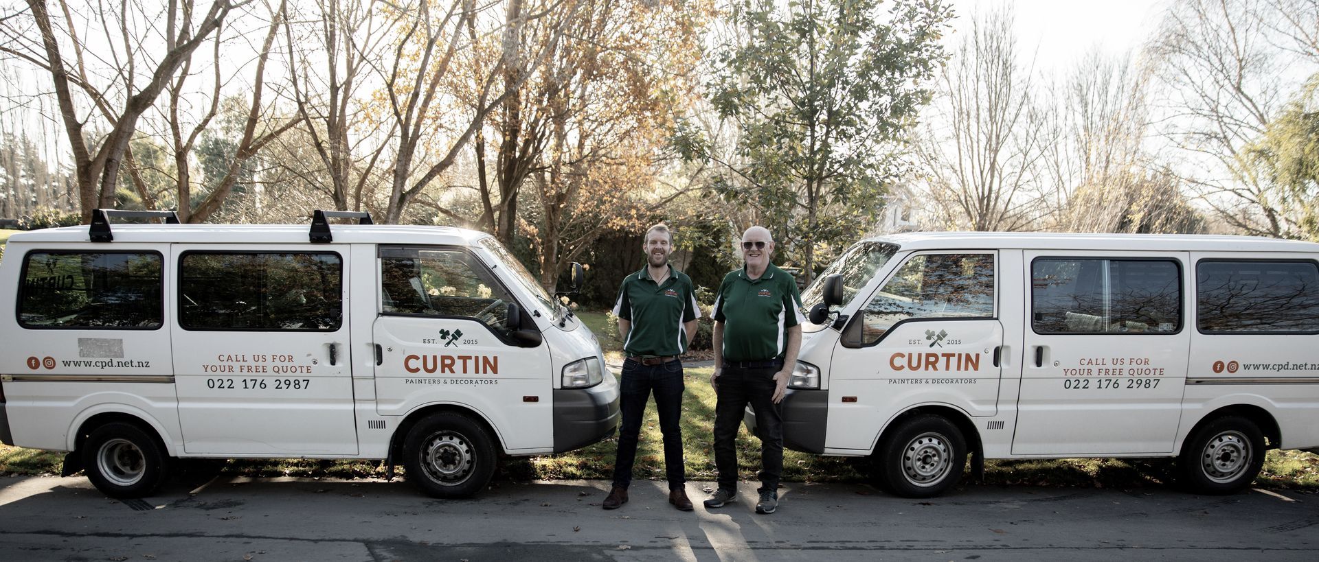 Hero Banner for Curtin Painters & Decorators
