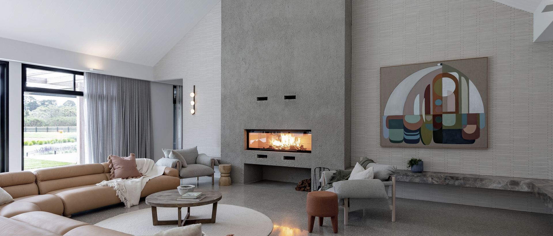 Supporting Image 2 for Sculpt Fireplace Collection