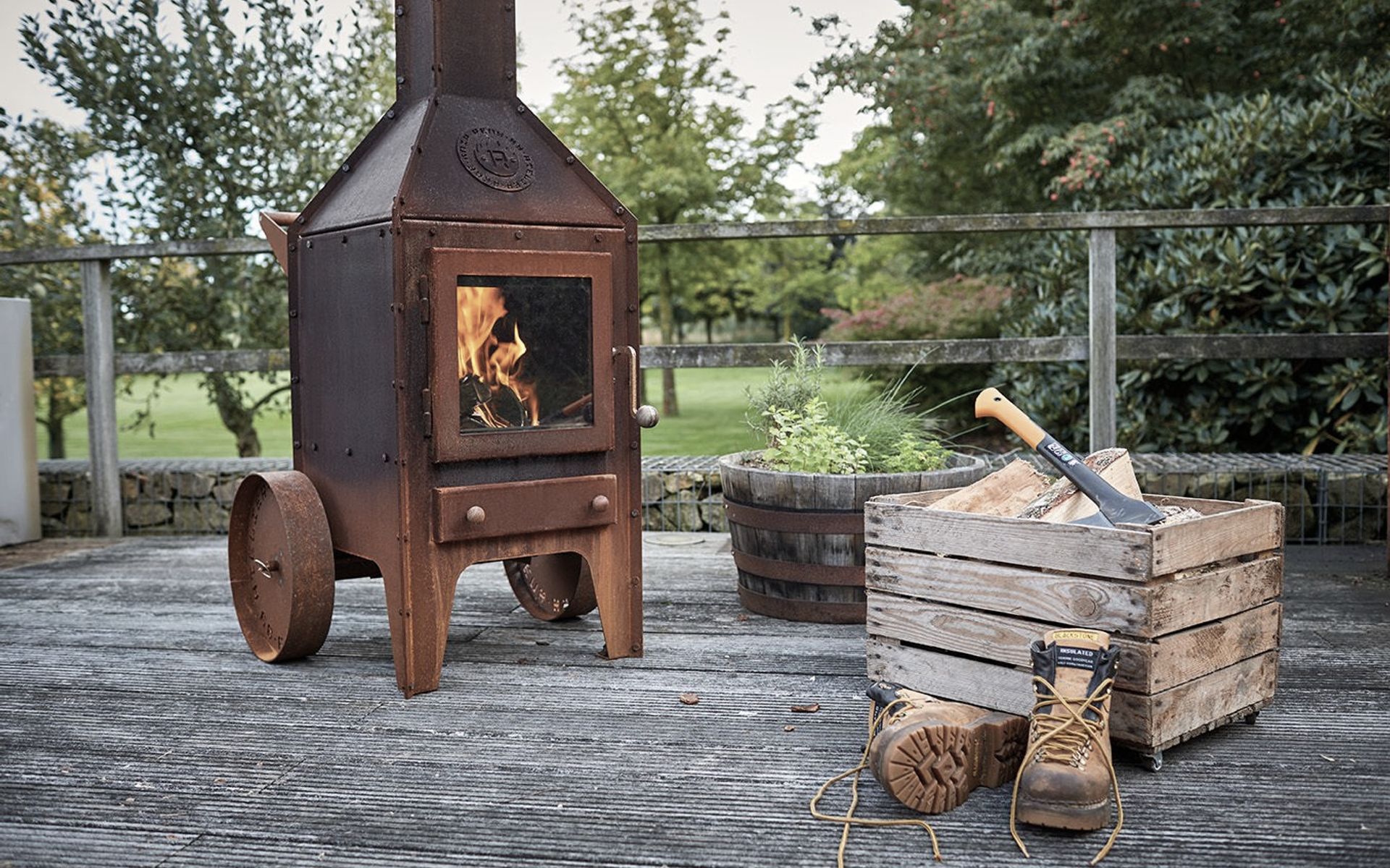 Hero Banner for RB73 Outdoor Fireplaces