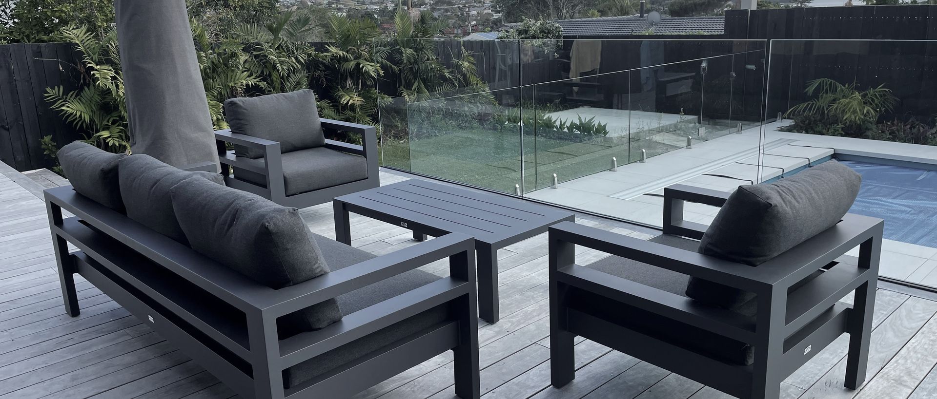 Hero Banner for Modern Style Outdoor Furniture