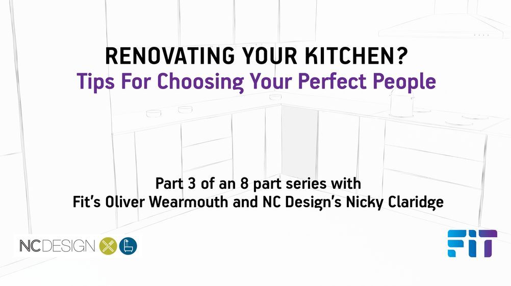 FIT Kitchen Project Series Part 3 of 8: How do I Choose My Partners?