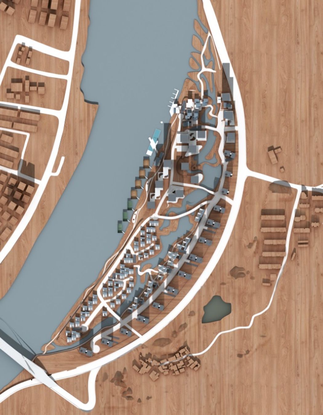 Shadows at 2pm at winter solstice