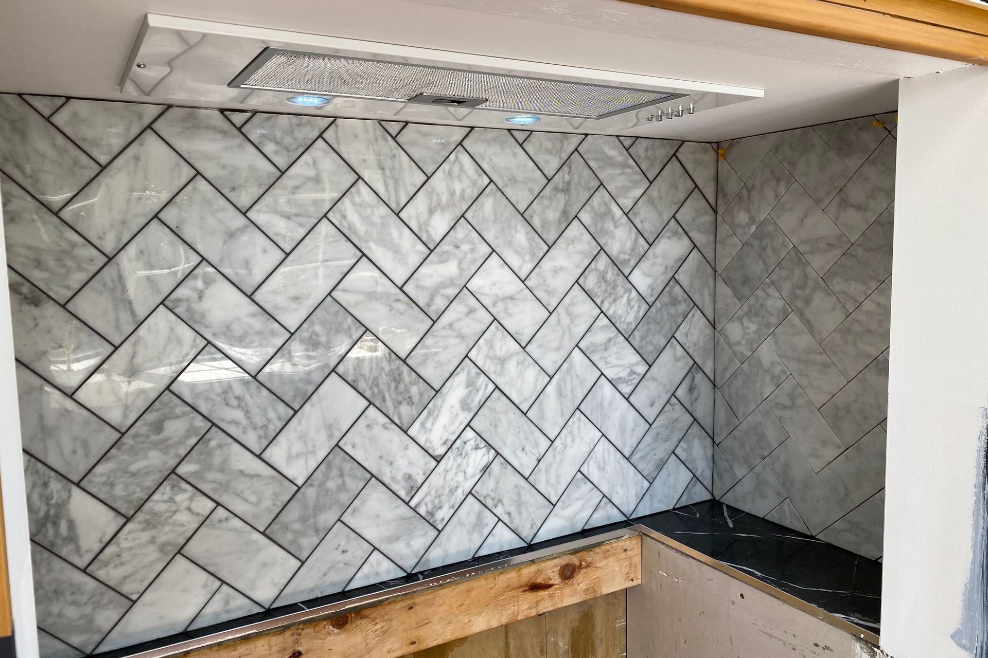 Tiled Kitchen Splashback