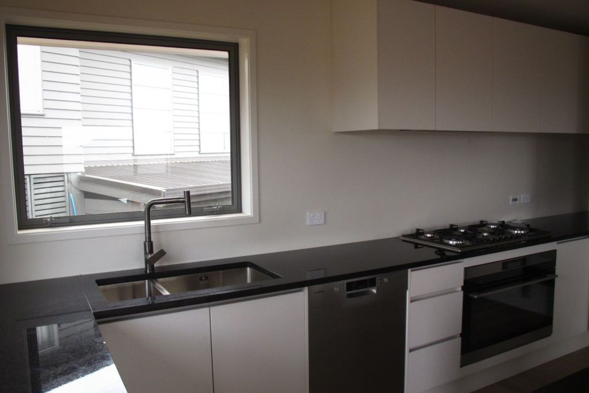 Custom kitchen in a new residential build