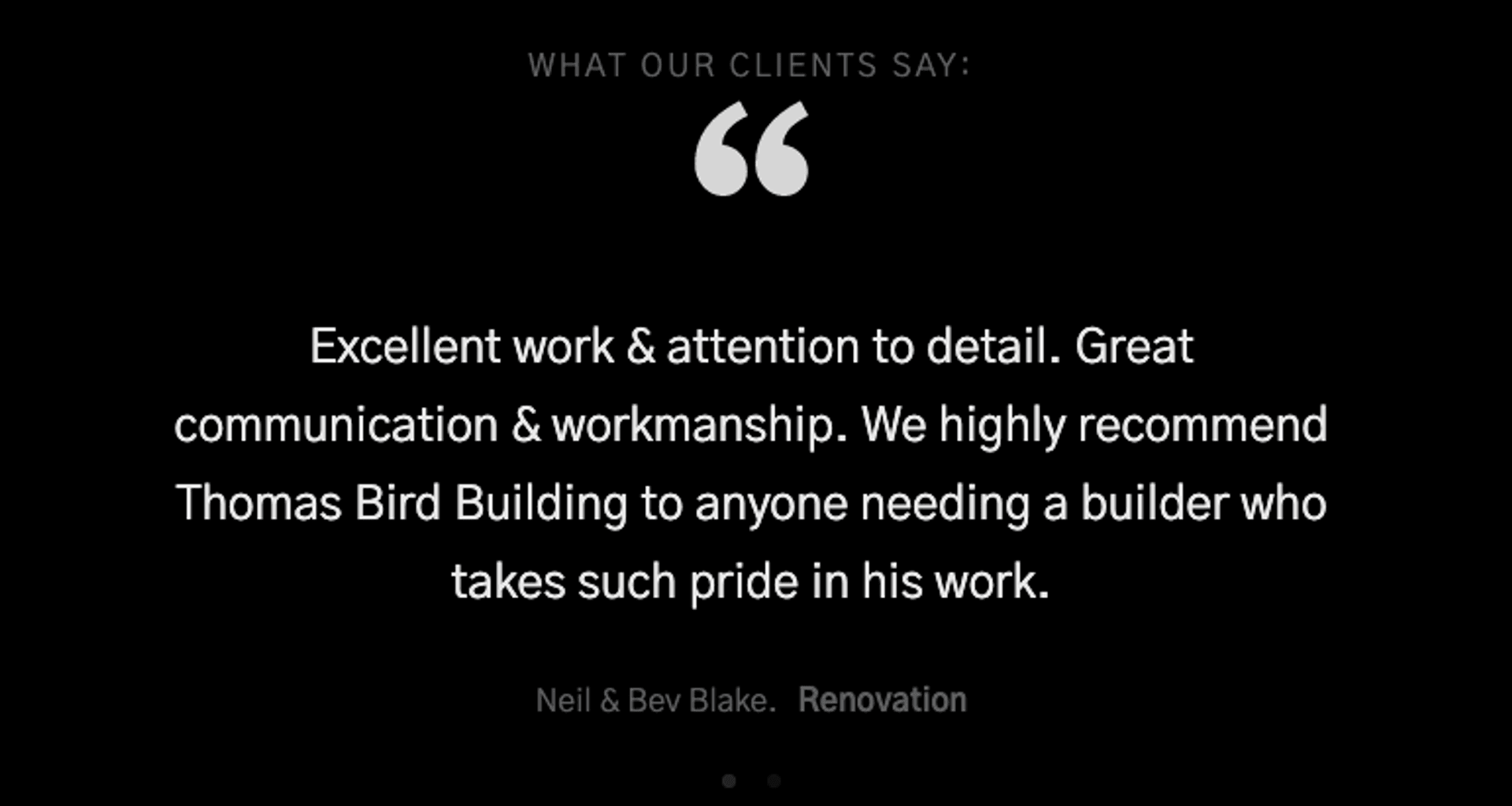Renovations - Bathrooms, Extensions, Kitchens, Decks banner
