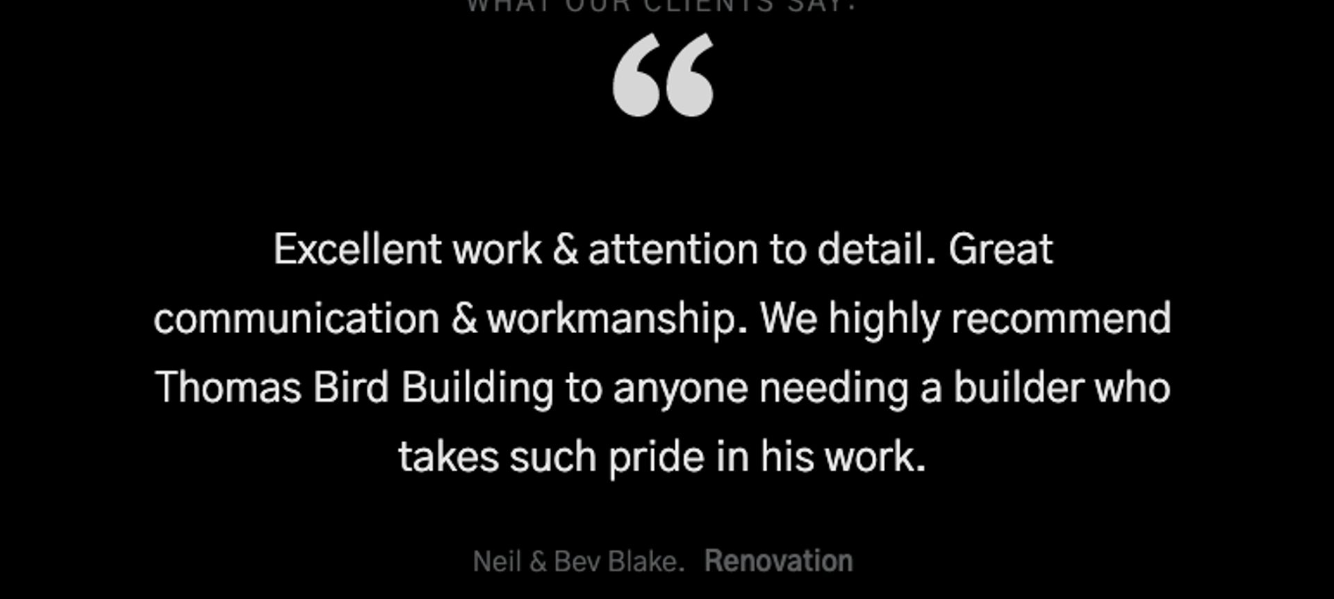 Renovations - Bathrooms, Extensions, Kitchens, Decks banner