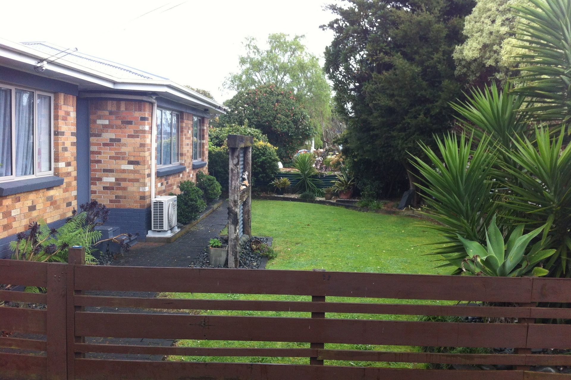 BeforeBrick front of house before the extention