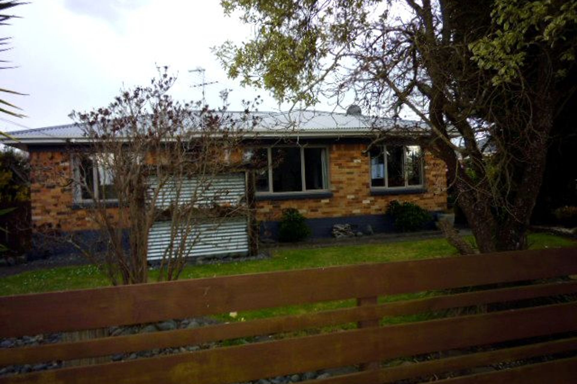 BeforeBrick front of house before the extention