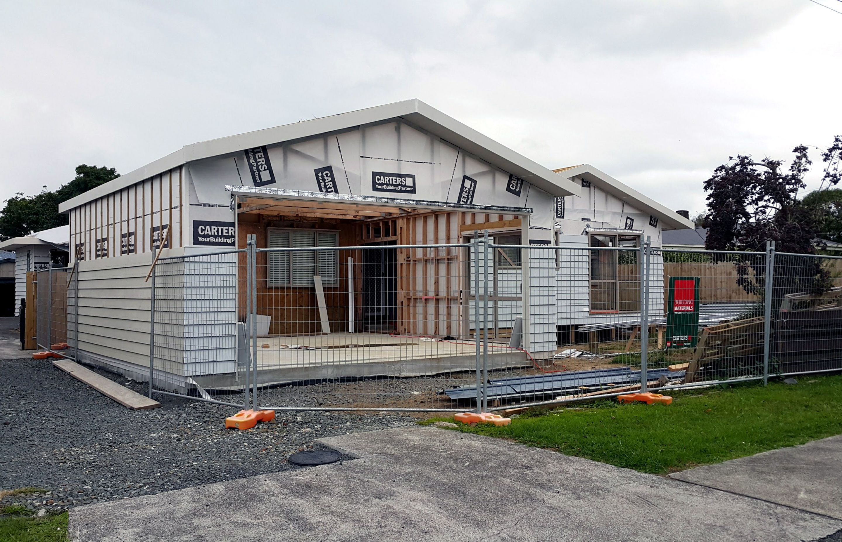 During Renovation- Roof on, ready to complete the weatherboards
