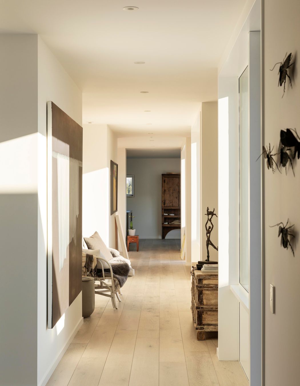 A glimpse of the hallway.