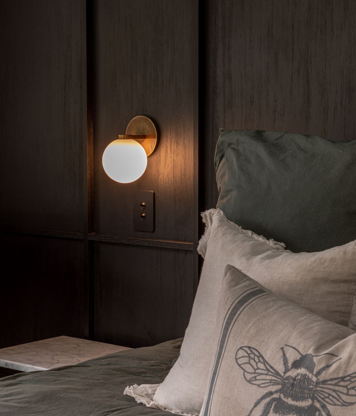 Bedhead joinery detail