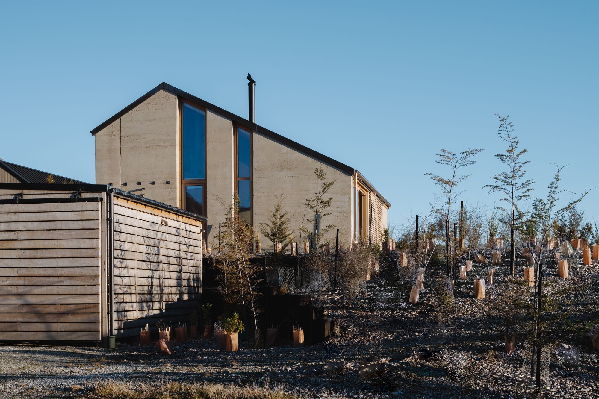 Rammed Earth Cottages