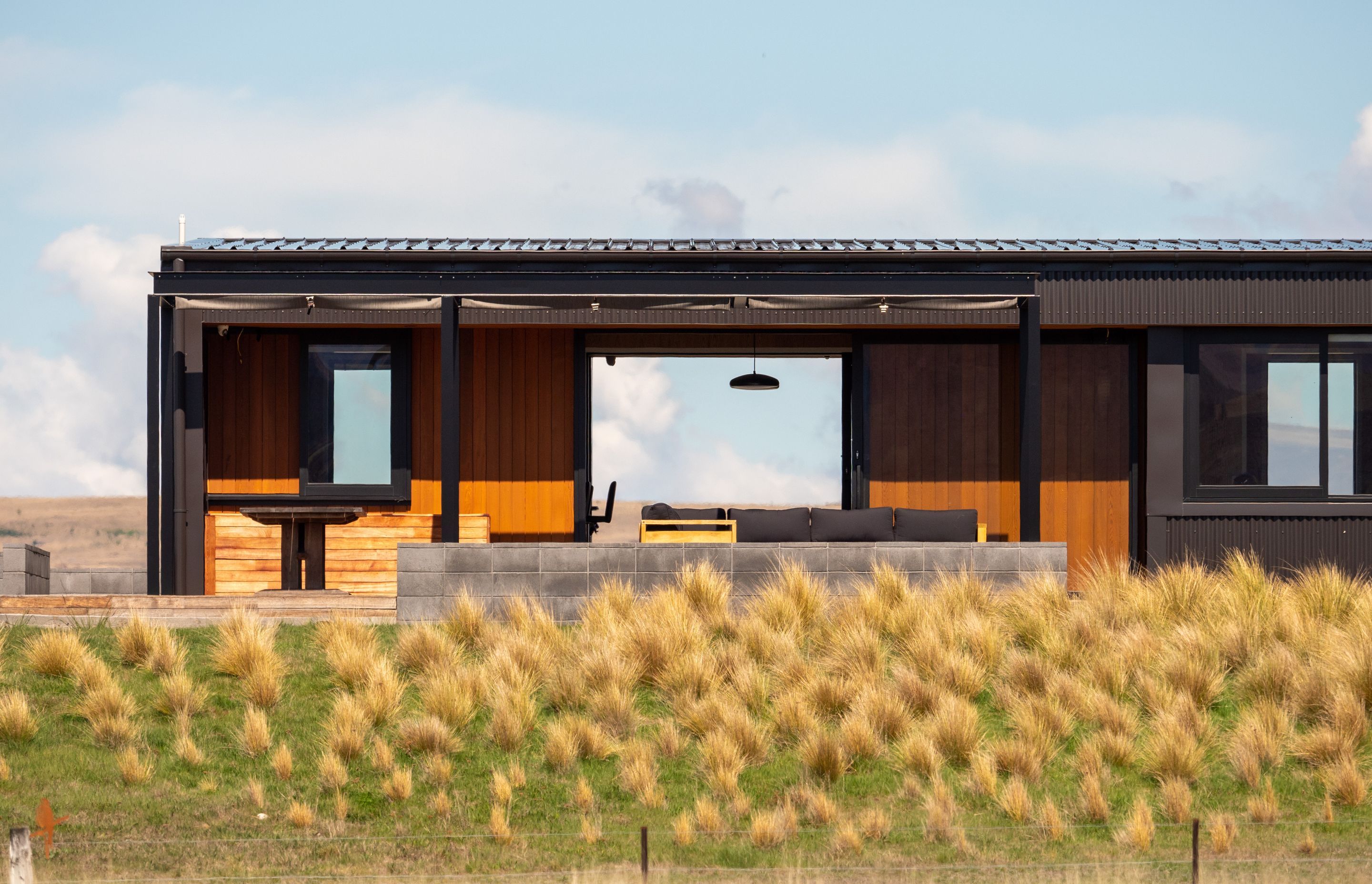 The holiday home near Twizel. “We have designed for high wind zones,” says Beth Chaney-Walker of Chaney &amp; Norman Architects in Wanaka, “but this was off the charts. A lot of the elements are specifically engineered so it was really nice to see the end result. It’s really robust.”