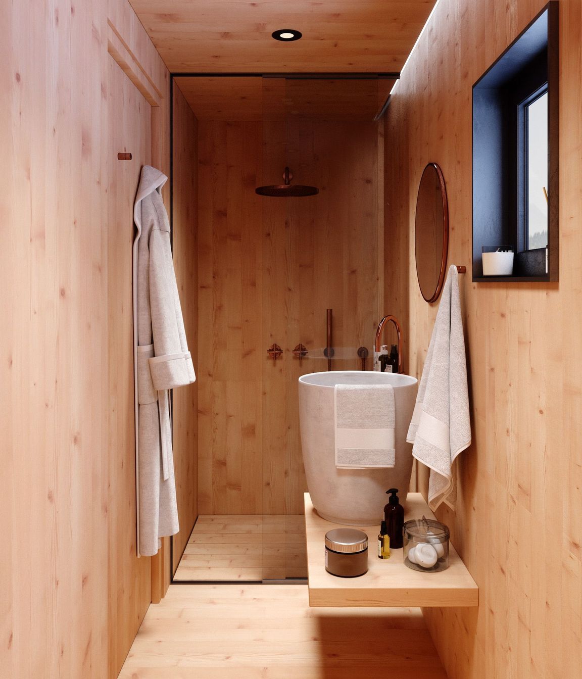 The Mountain Refuge Bathroom