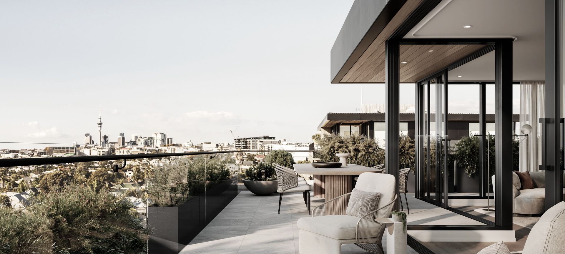 The Grey Apartments, Grey Lynn banner