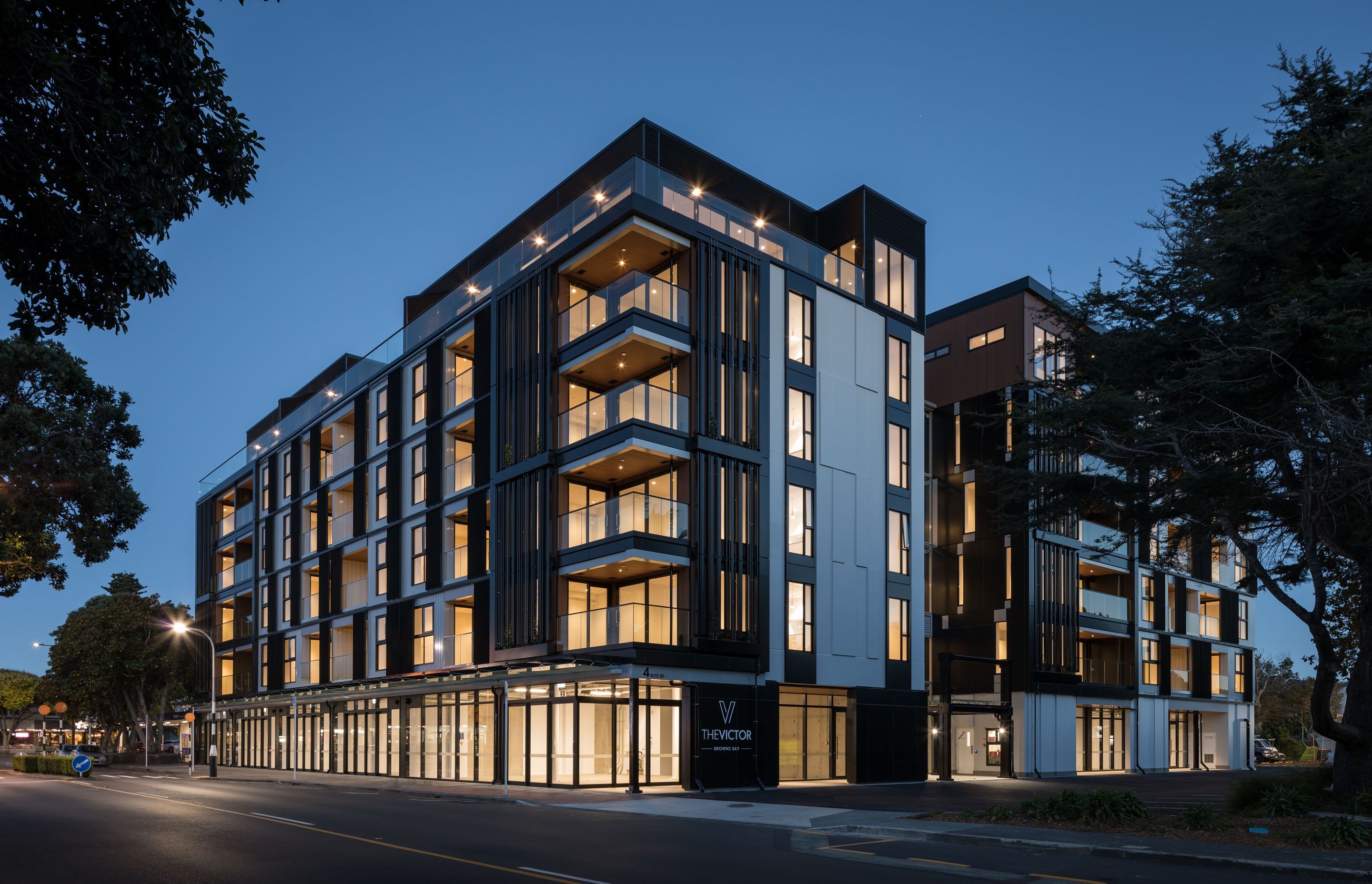 Apartment Kitchens for the Victor Apartments Auckland.