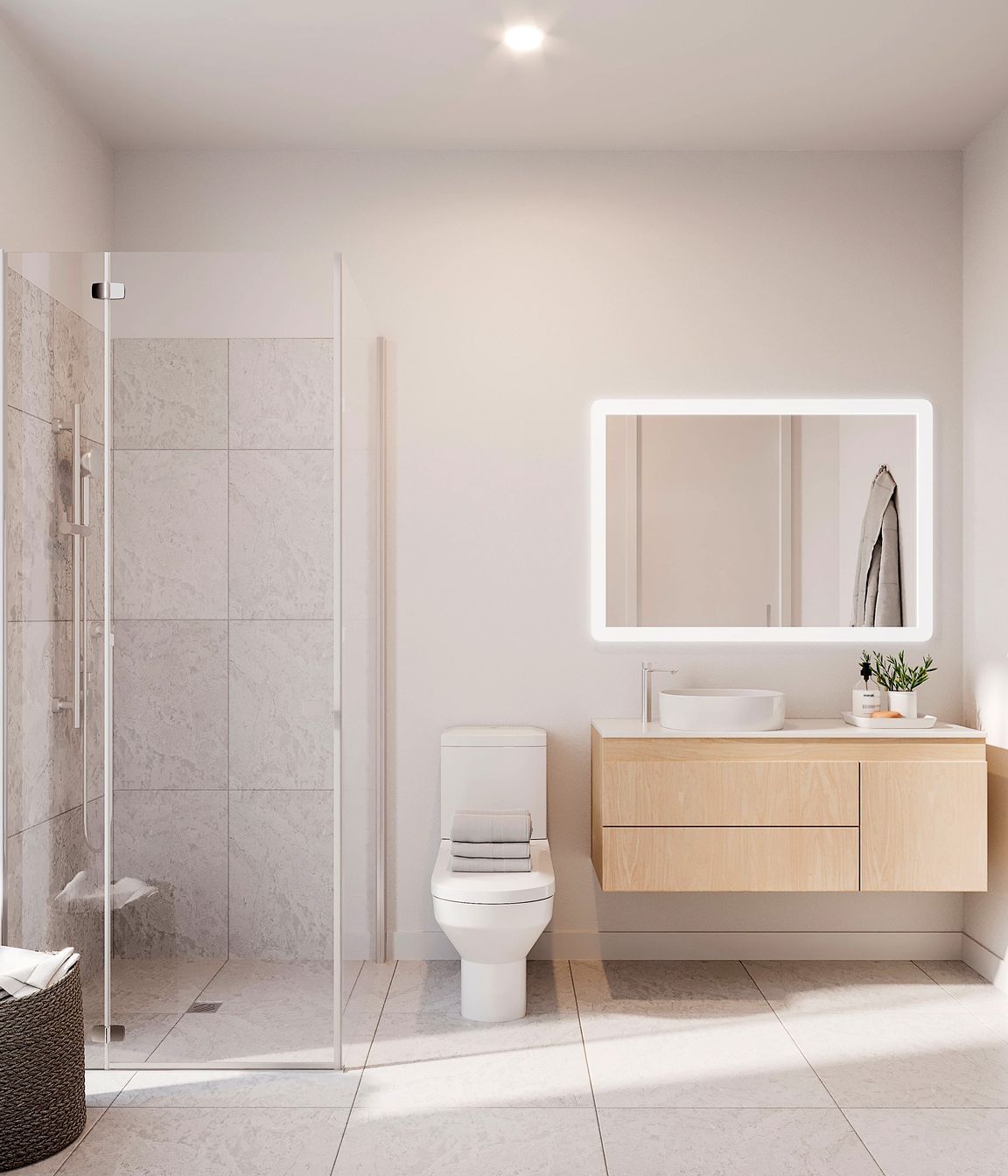 Render of Bathroom Colour Option #1