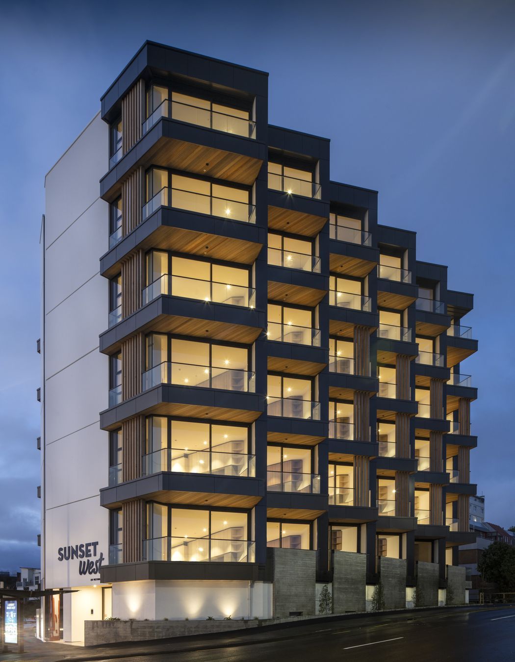 Acoustics were an important aspect of the design, to reduce impact from road noise.