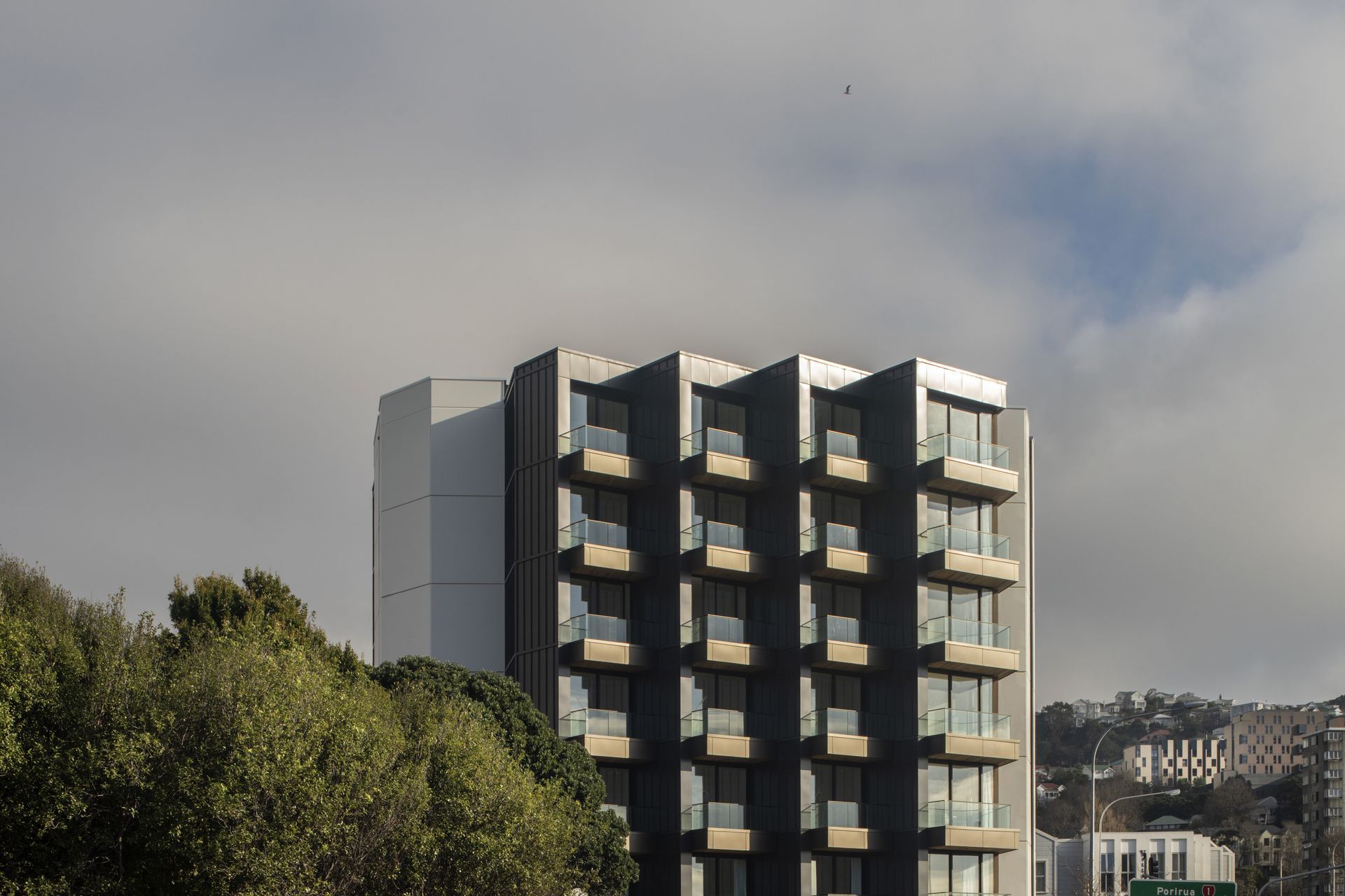 The bulk, form and siting were carefully considered, with the height established to fit within the existing level of surrounding buildings.