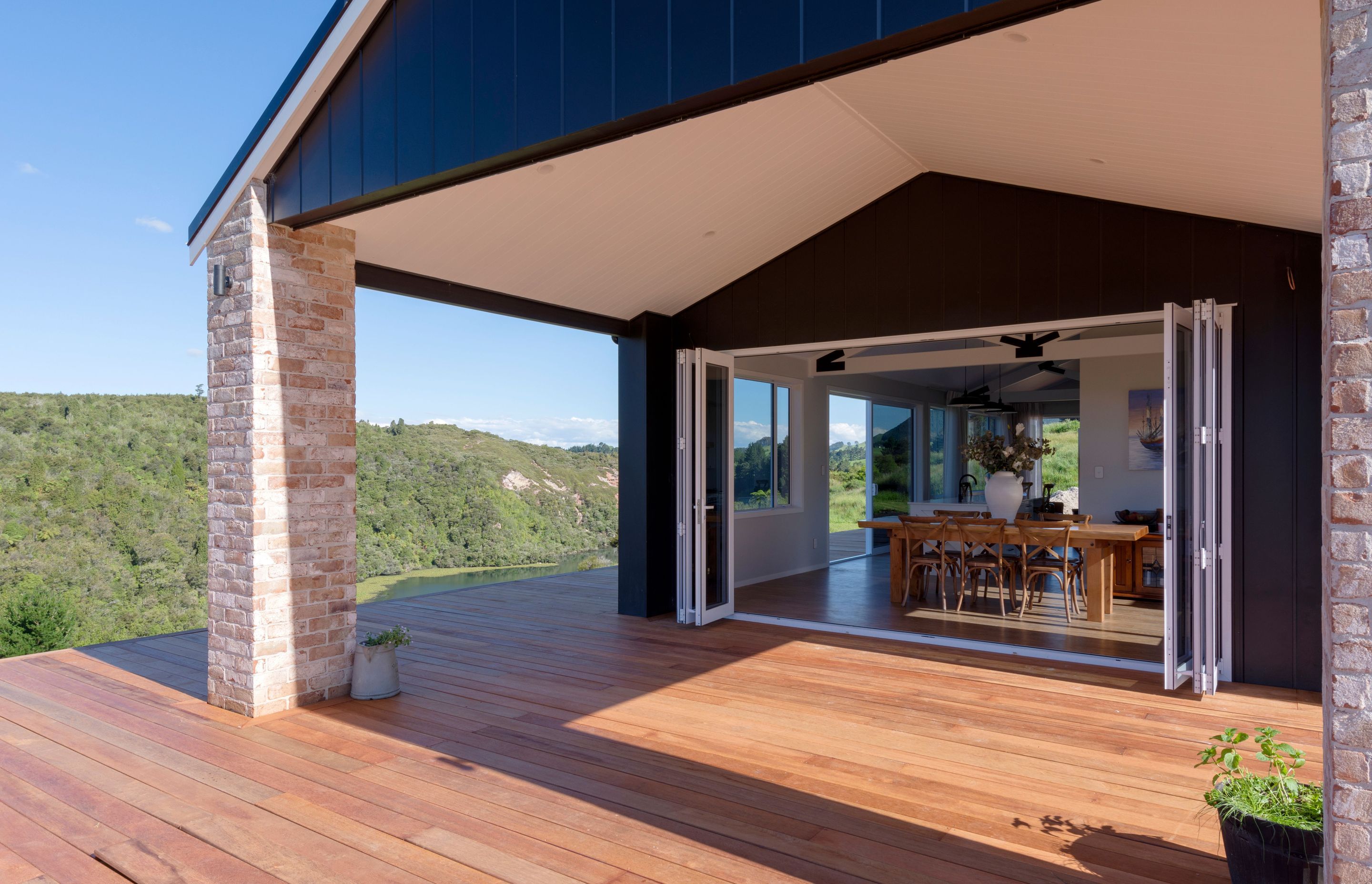 Kwila decking, accessed seamlessly through bi-fold doors, was the last to be finished and there are plans for outdoor furniture to make the most of it.