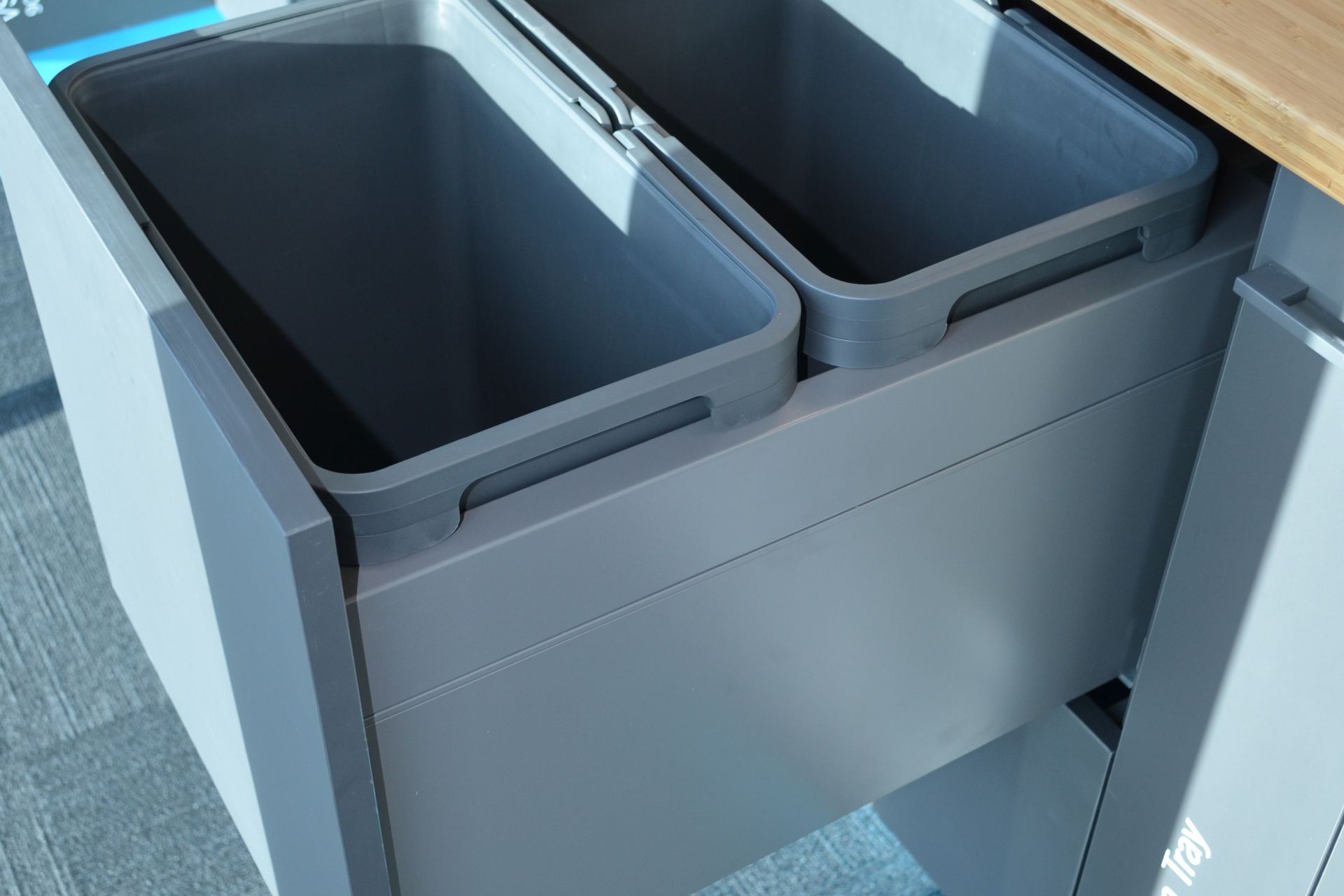 Tanova Designer Series Pull Out Soft Close Kitchen Bins 4