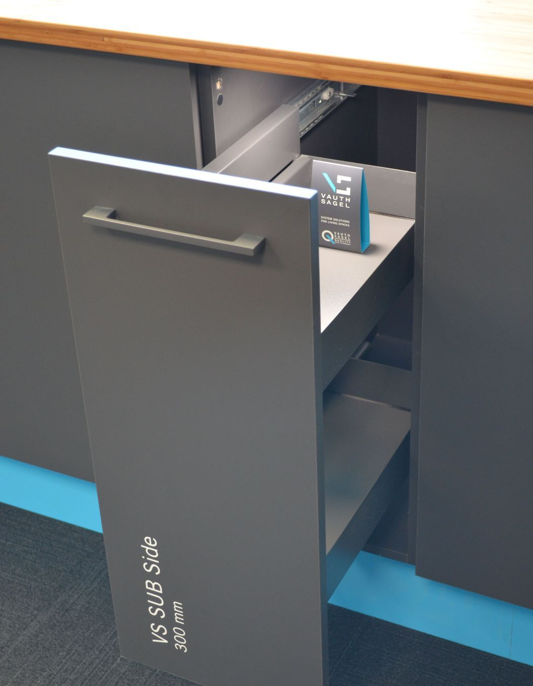 Fit Showroom Christchurch - Vauth Sagel SUB Side Under Bench Pull Out in Premea Style