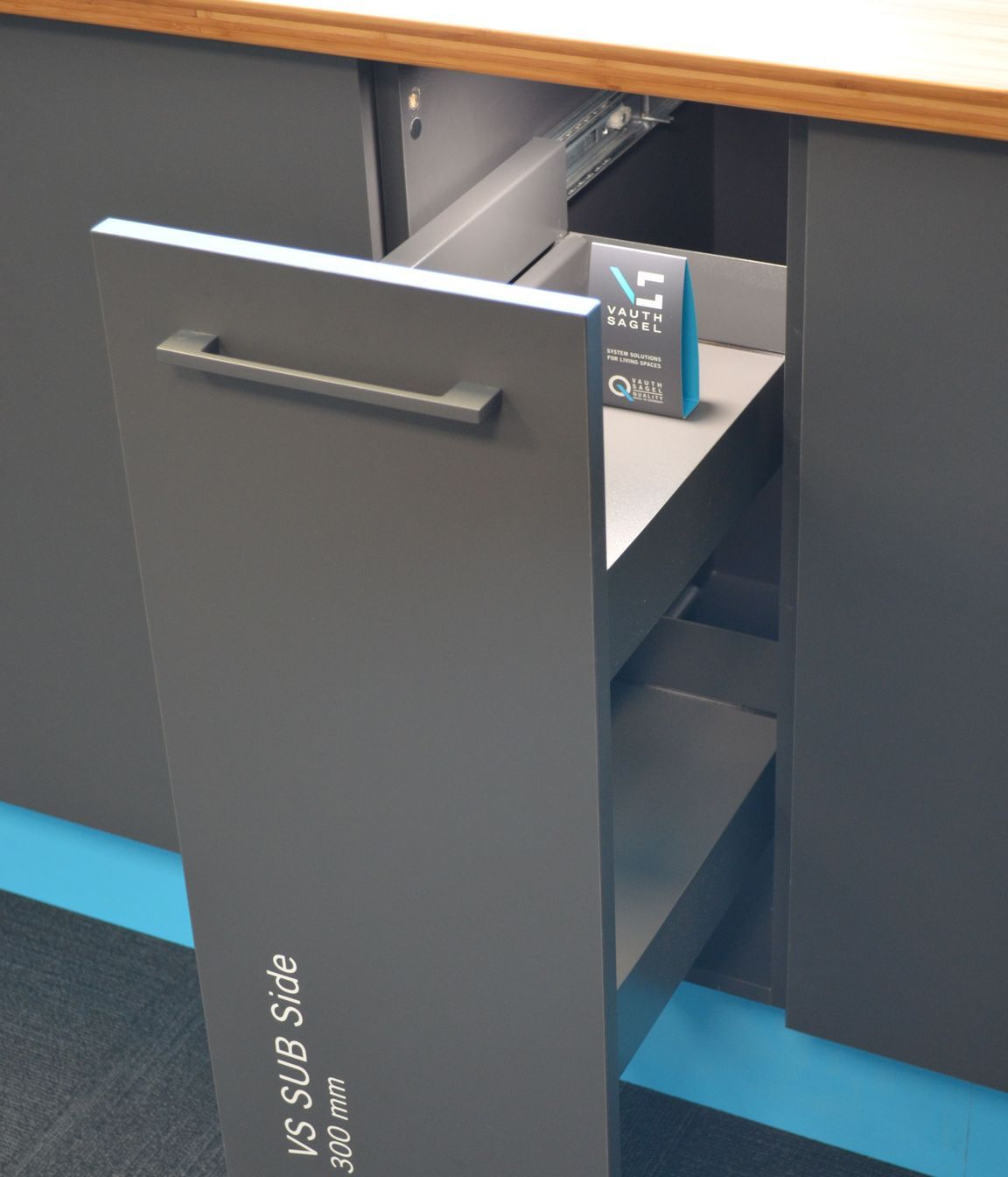 Fit Showroom Christchurch - Vauth Sagel SUB Side Under Bench Pull Out in Premea Style