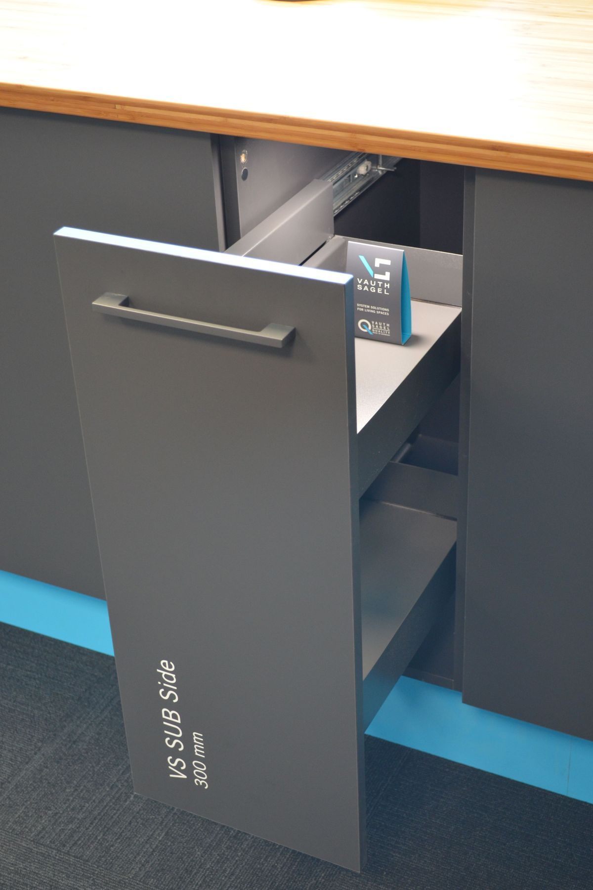 Fit Showroom Christchurch - Vauth Sagel SUB Side Under Bench Pull Out in Premea Style