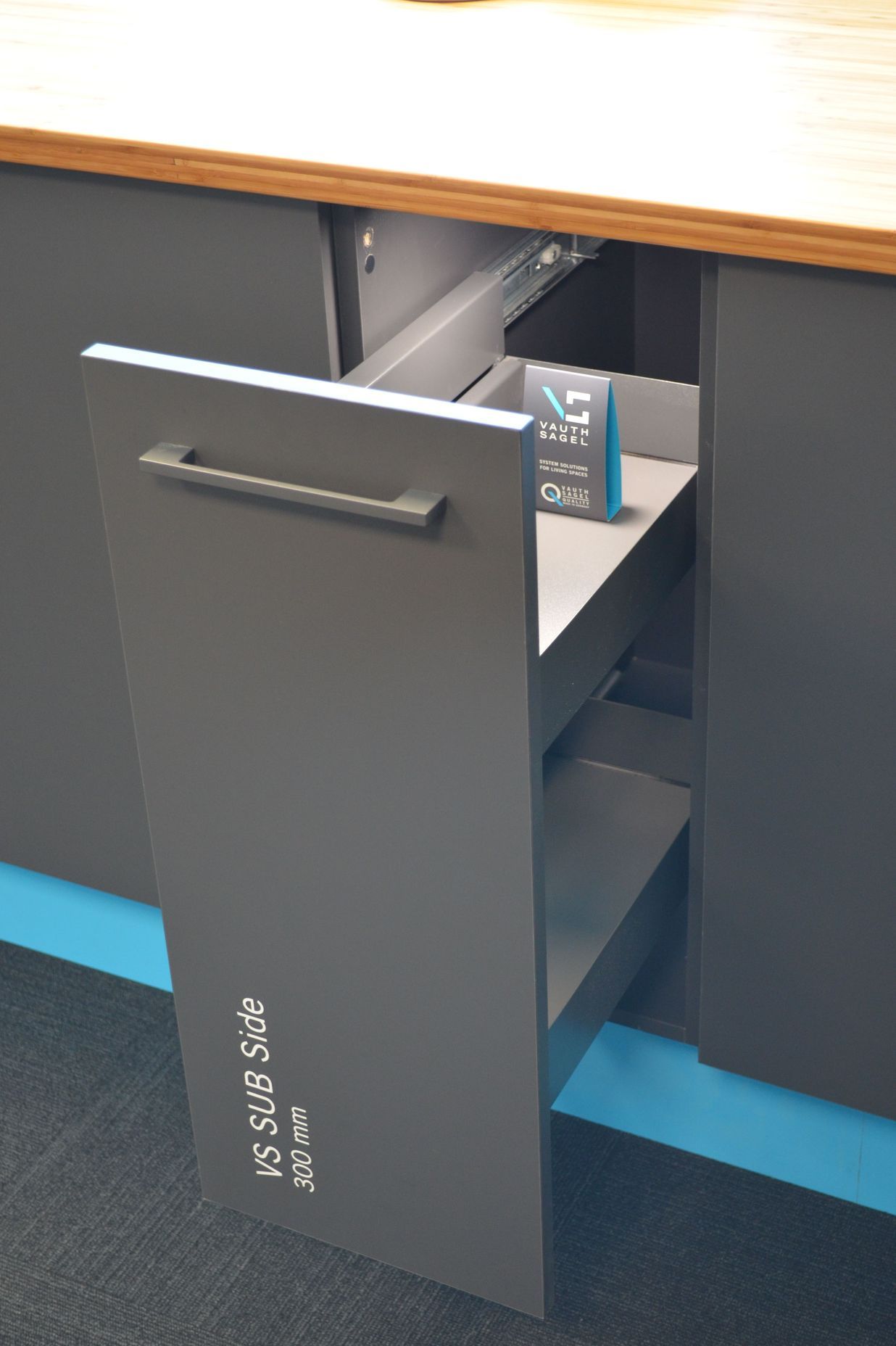 Fit Showroom Christchurch - Vauth Sagel SUB Side Under Bench Pull Out in Premea Style