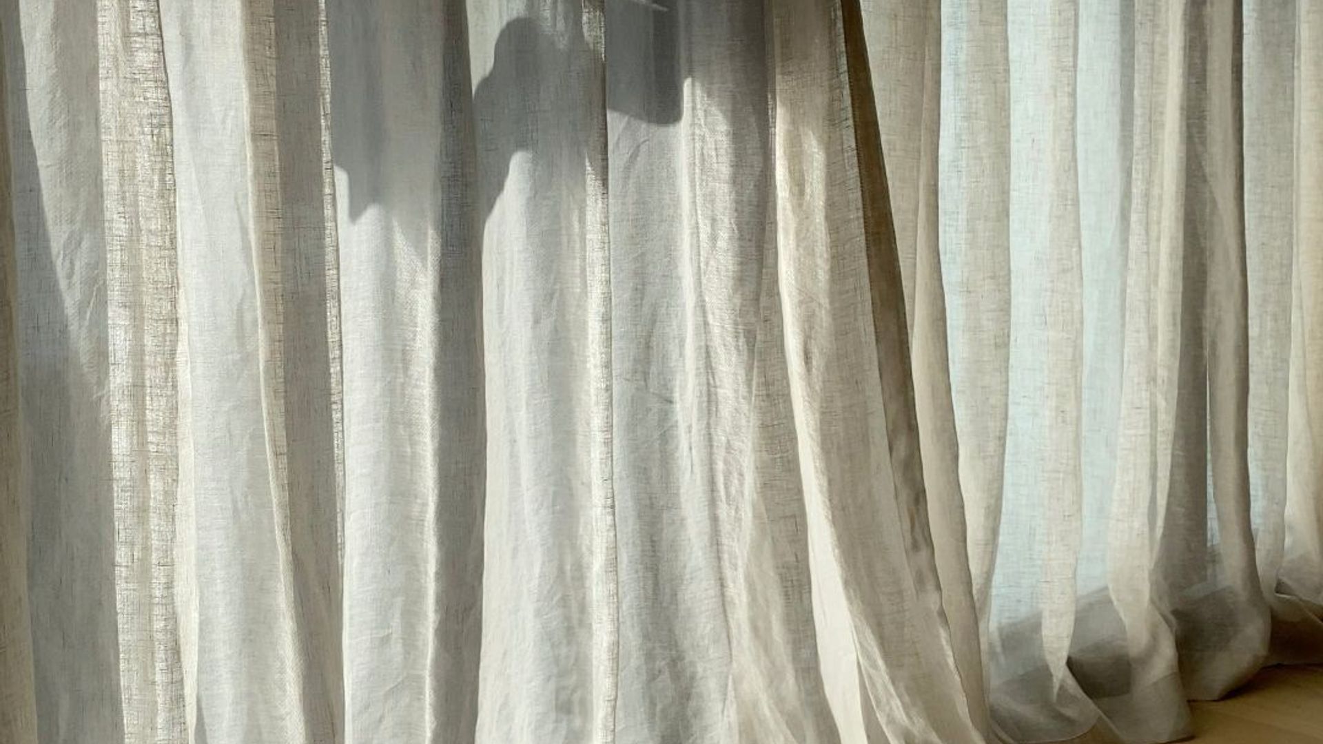 Hemp Fabric Sheer Curtains video