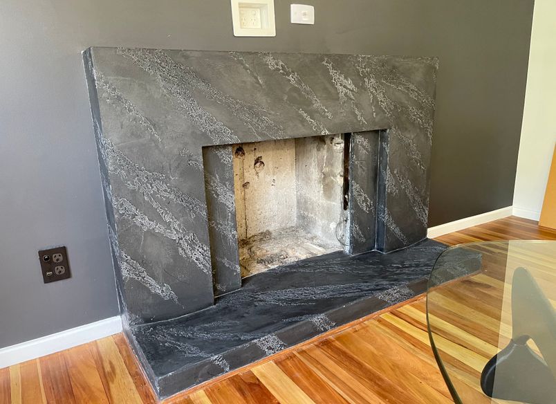 Fireplace, Split Stone