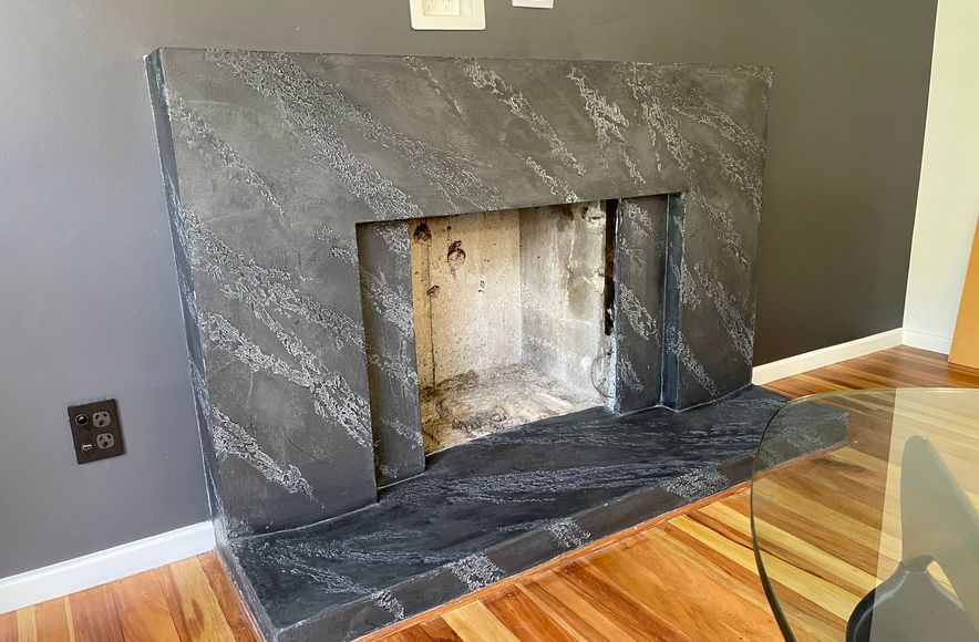 Fireplace, Split Stone