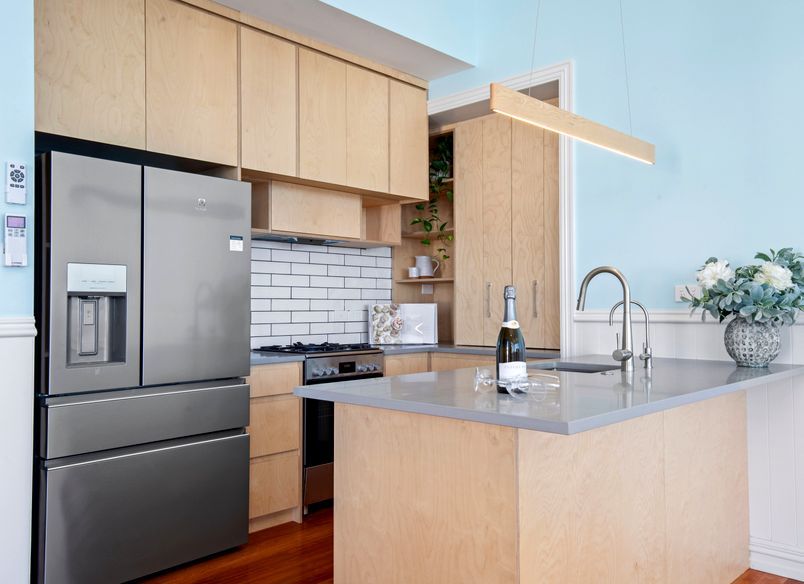 Apartment Plywood Kitchen