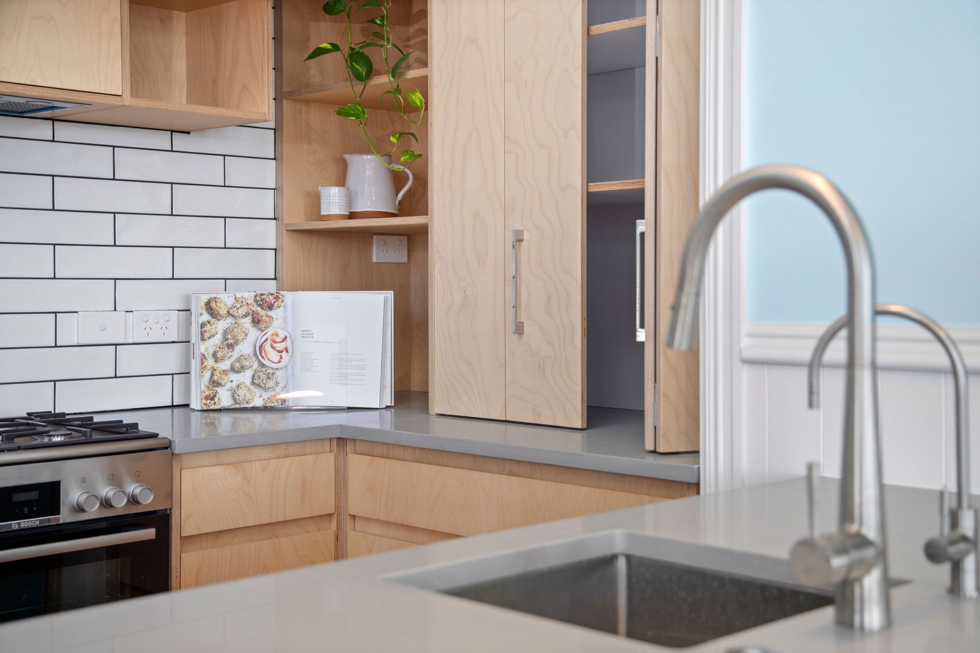 Apartment Plywood Kitchen