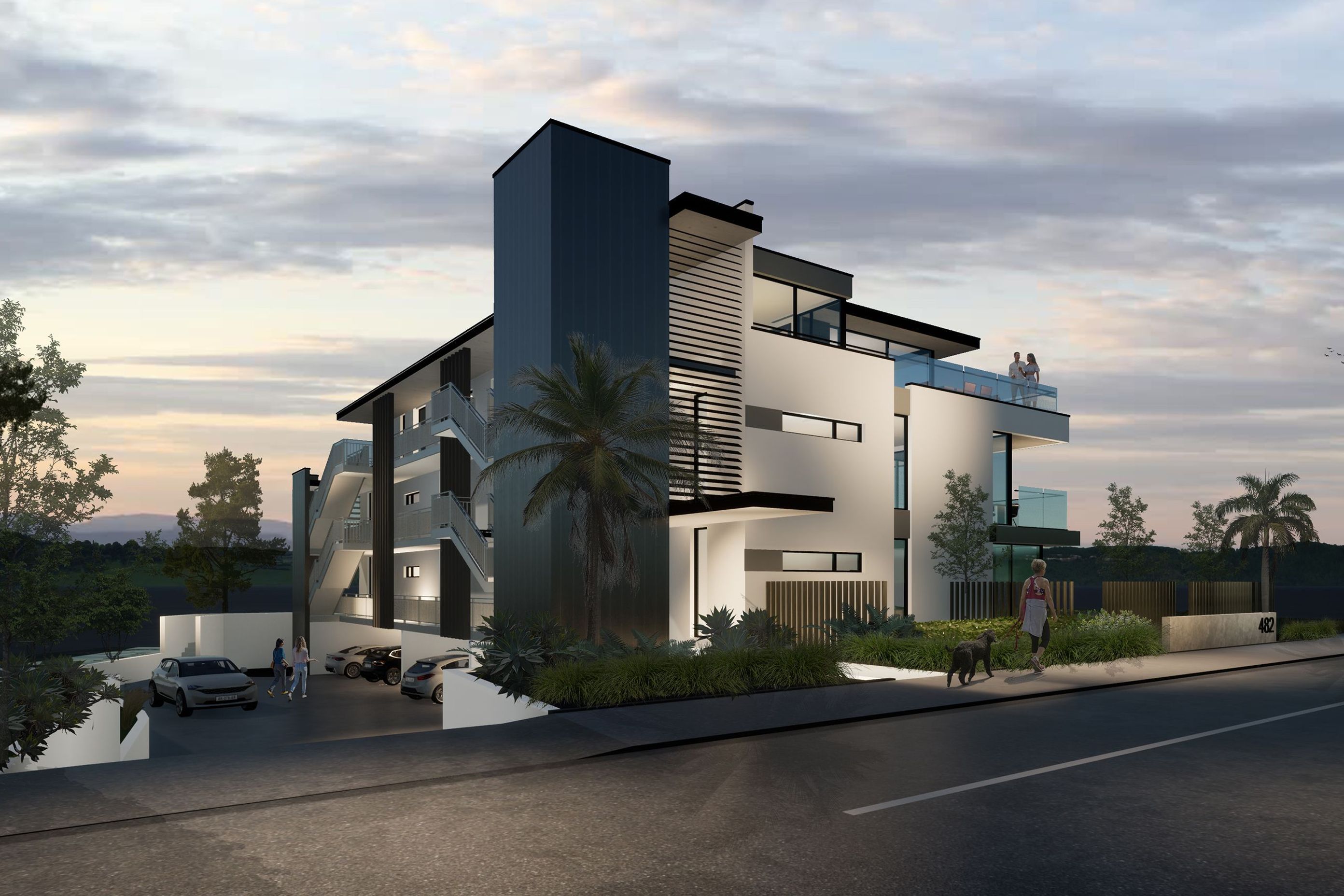 Render of Sierra Apartments