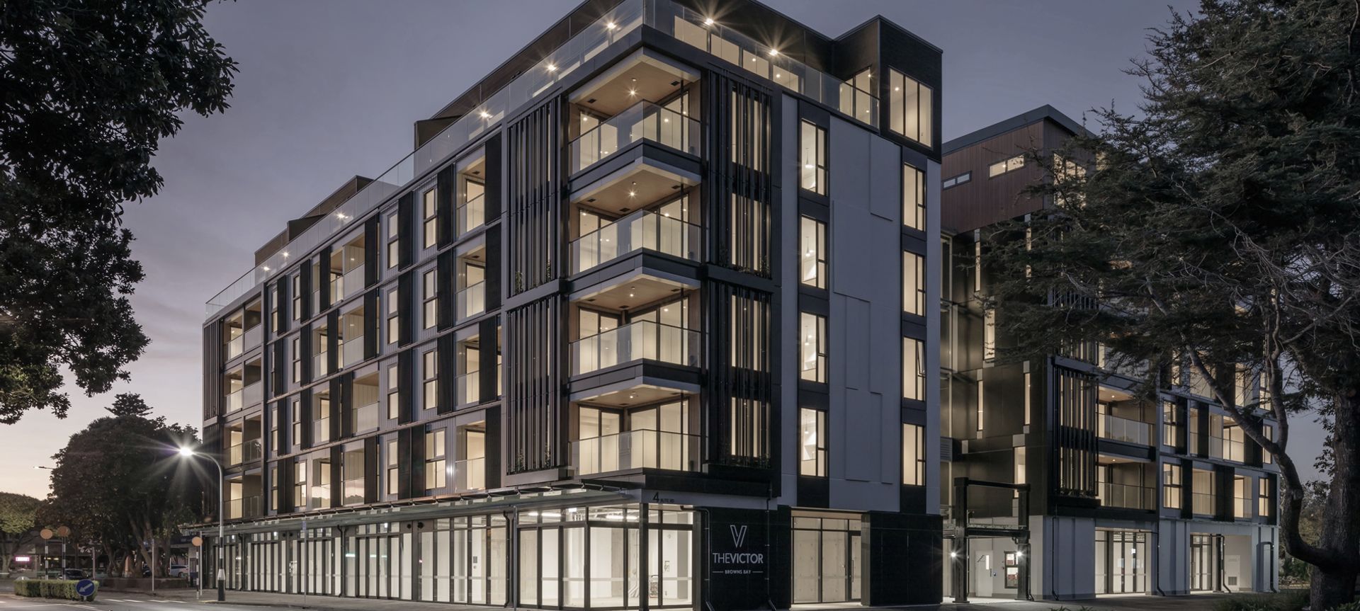 The Victor Apartments banner