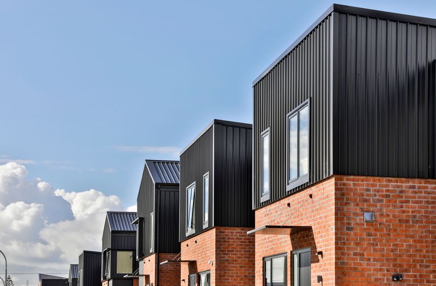 Richmond Townhouses - TRIM RIB ROOF & CLADDING