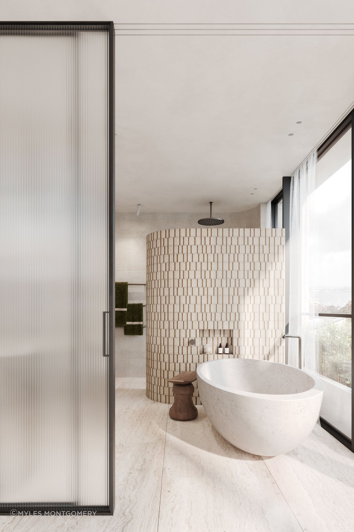 Ensuites connected to the master bedrooms provide an air of tranquillity.