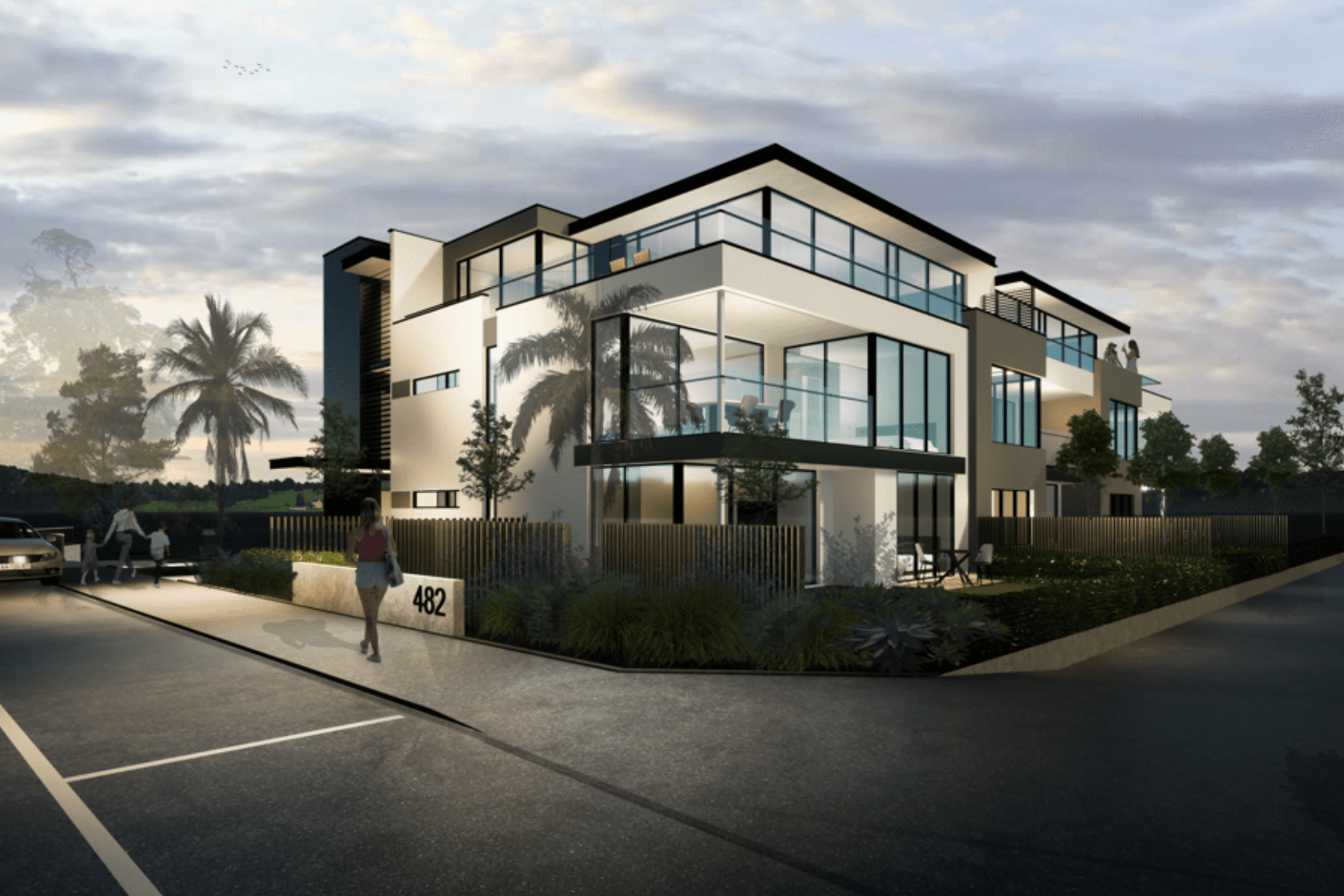 Render of Sierra Apartments