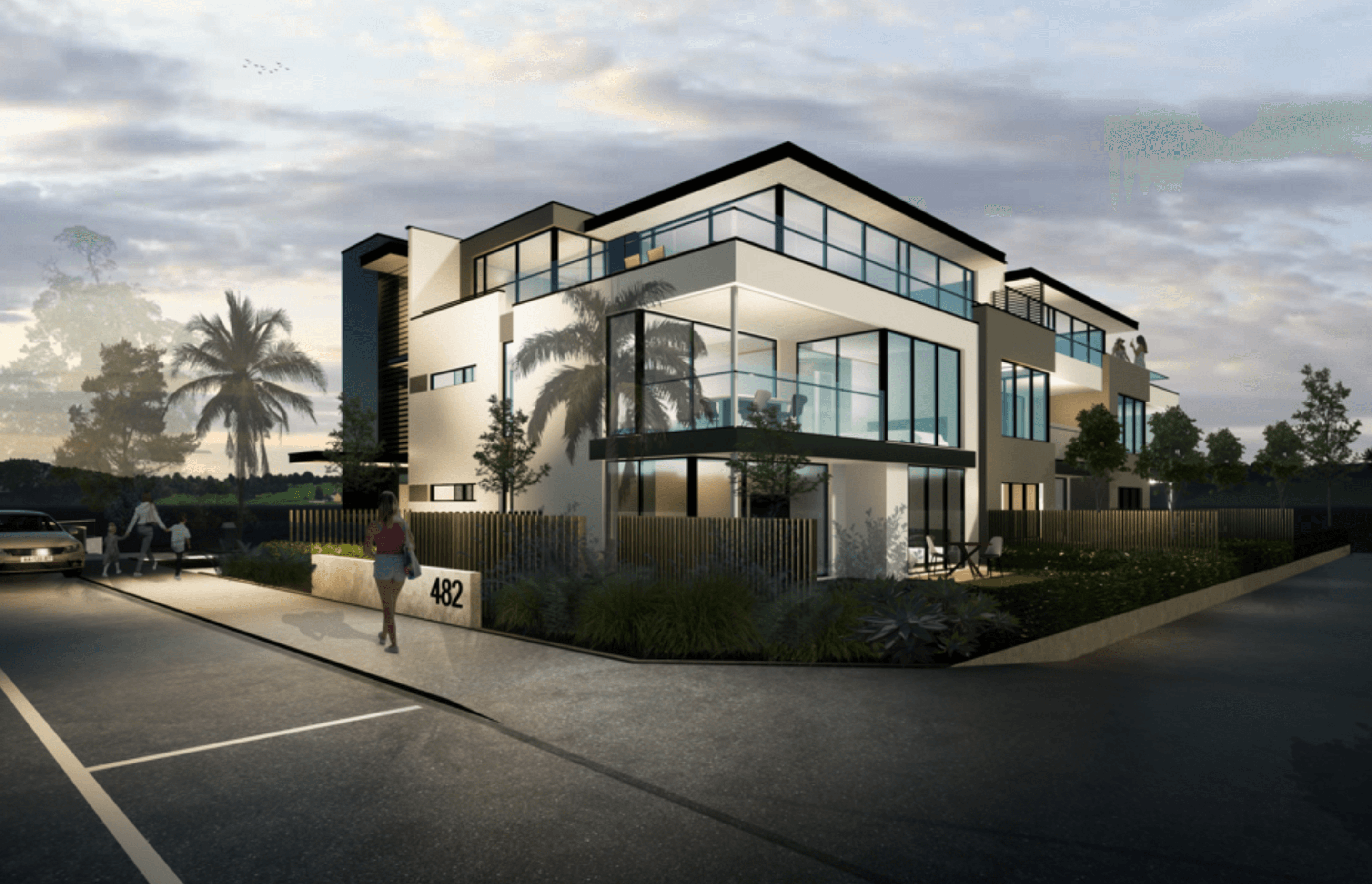 Render of Sierra Apartments