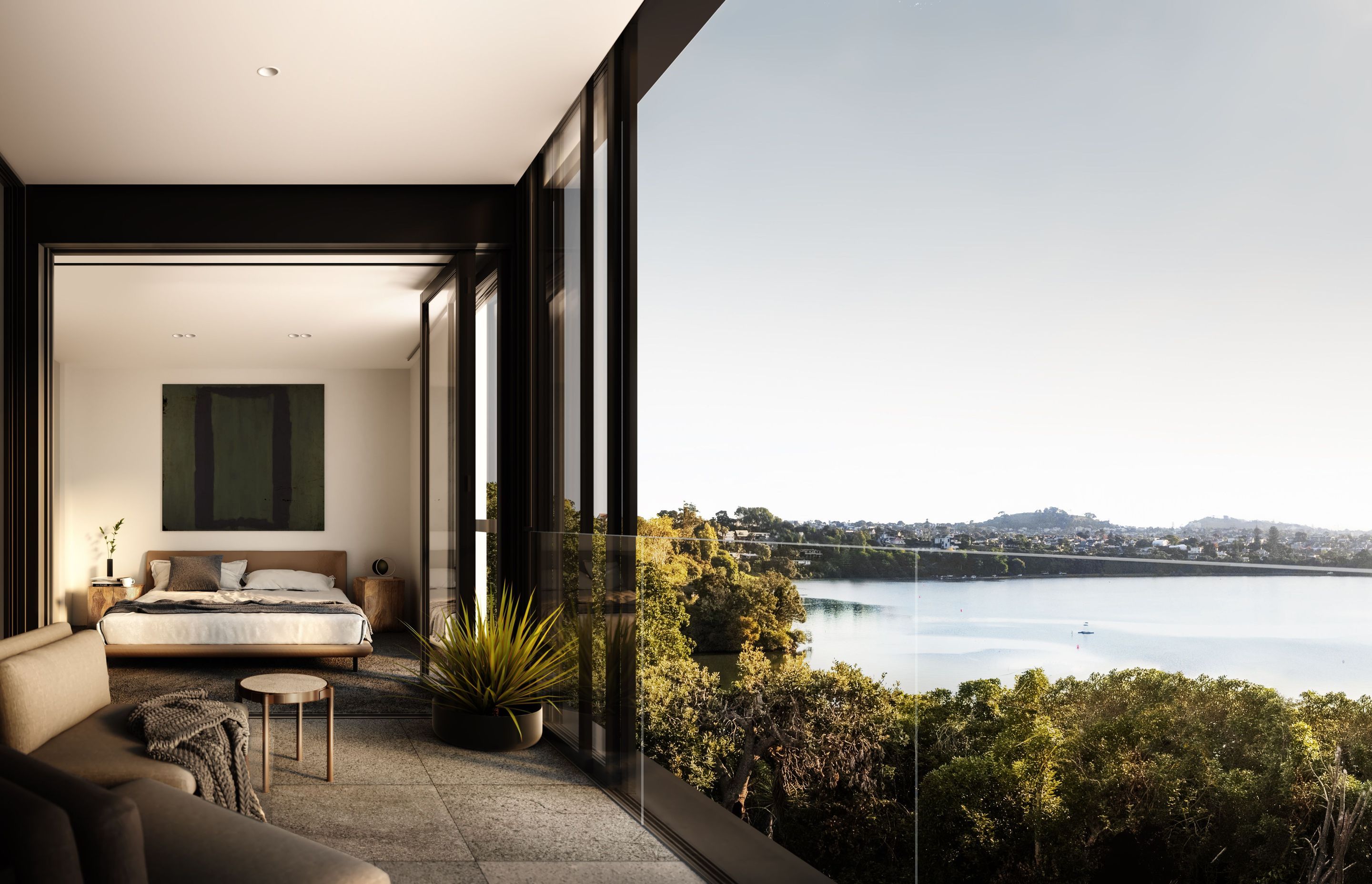 Teal Apartment, Orakei Basin