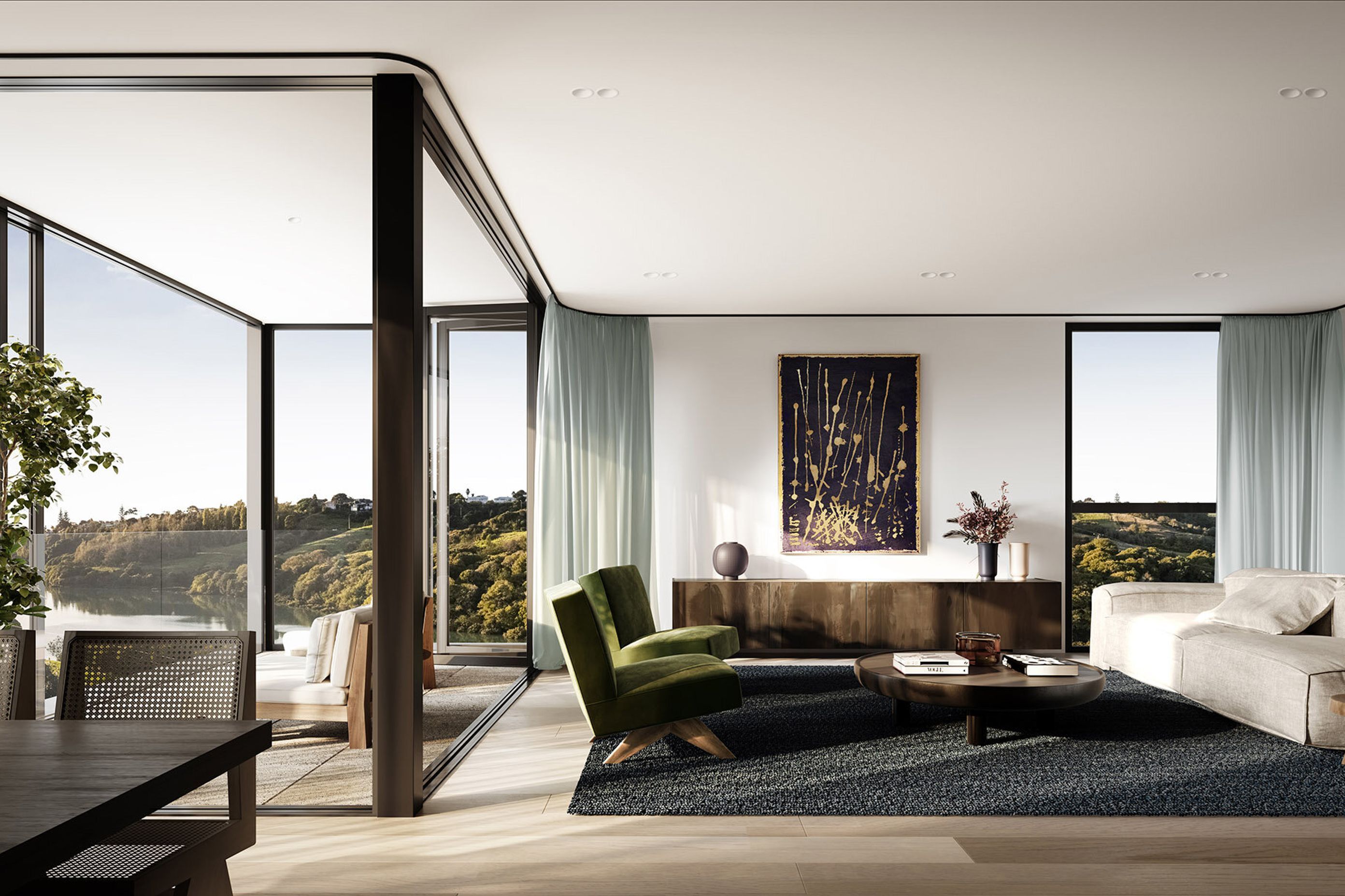 Teal Apartment, Orakei Basin