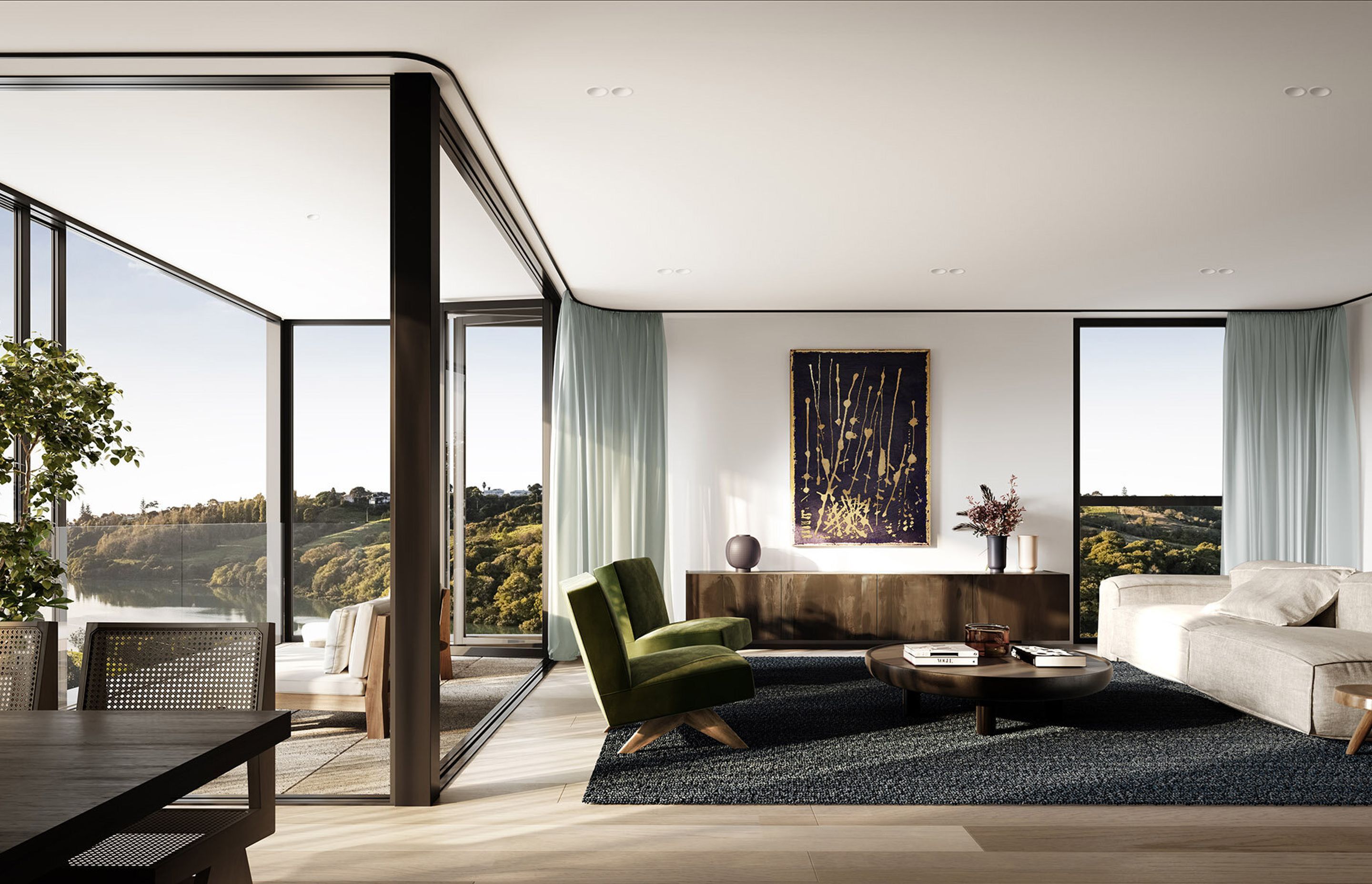Teal Apartment, Orakei Basin