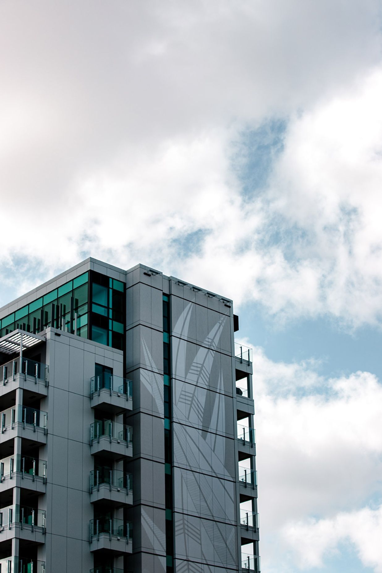 Westlight Apartments, 6 Waikumete Rd, Glen Eden. Product: Equitone Techtiva 00 - engraved.