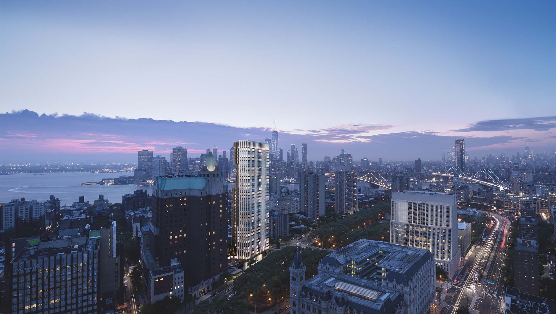 A Limestone Tower In Brooklyn Heights banner