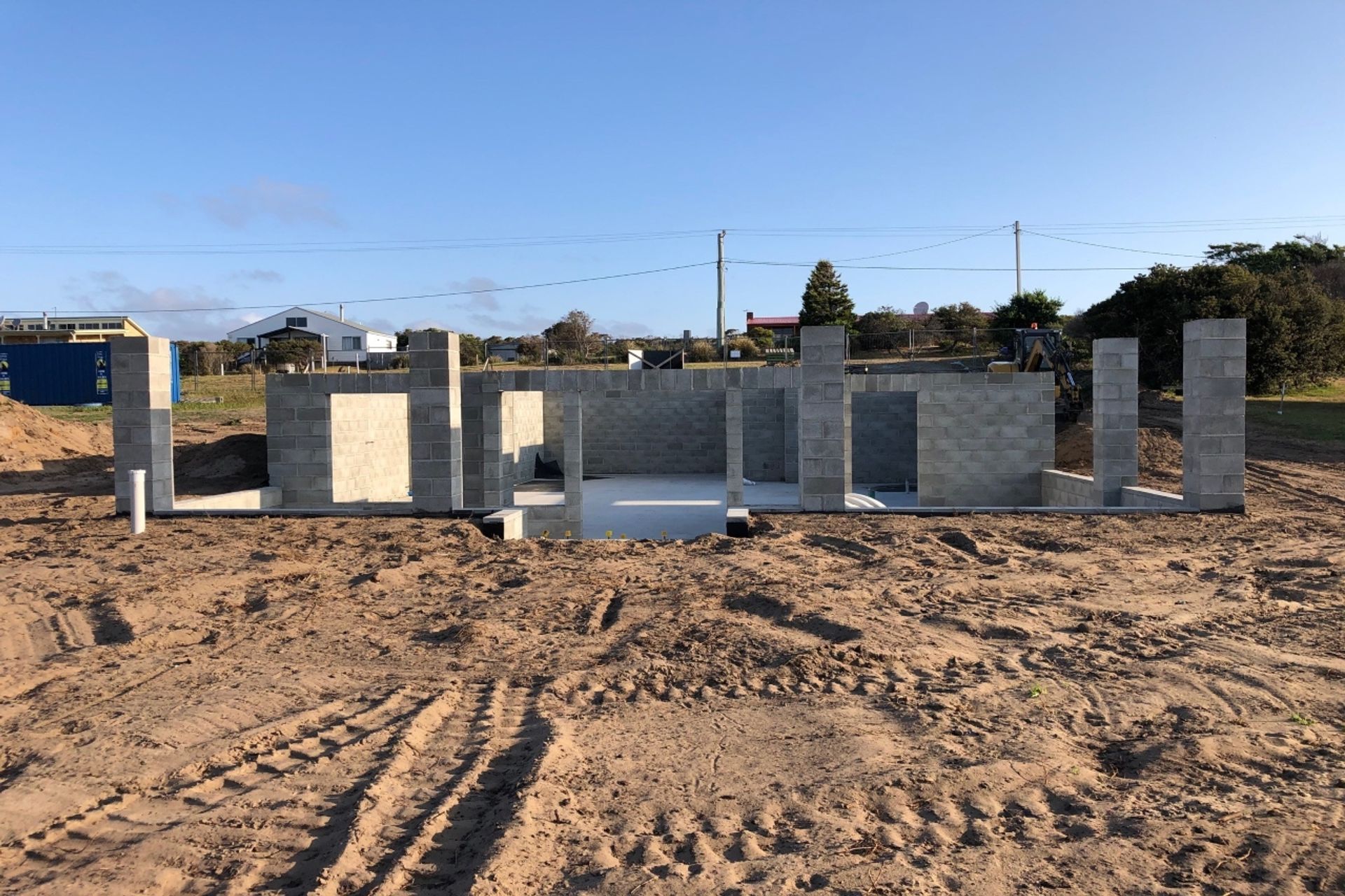 Core-filled Blocks. Photography: Hawksley Developments