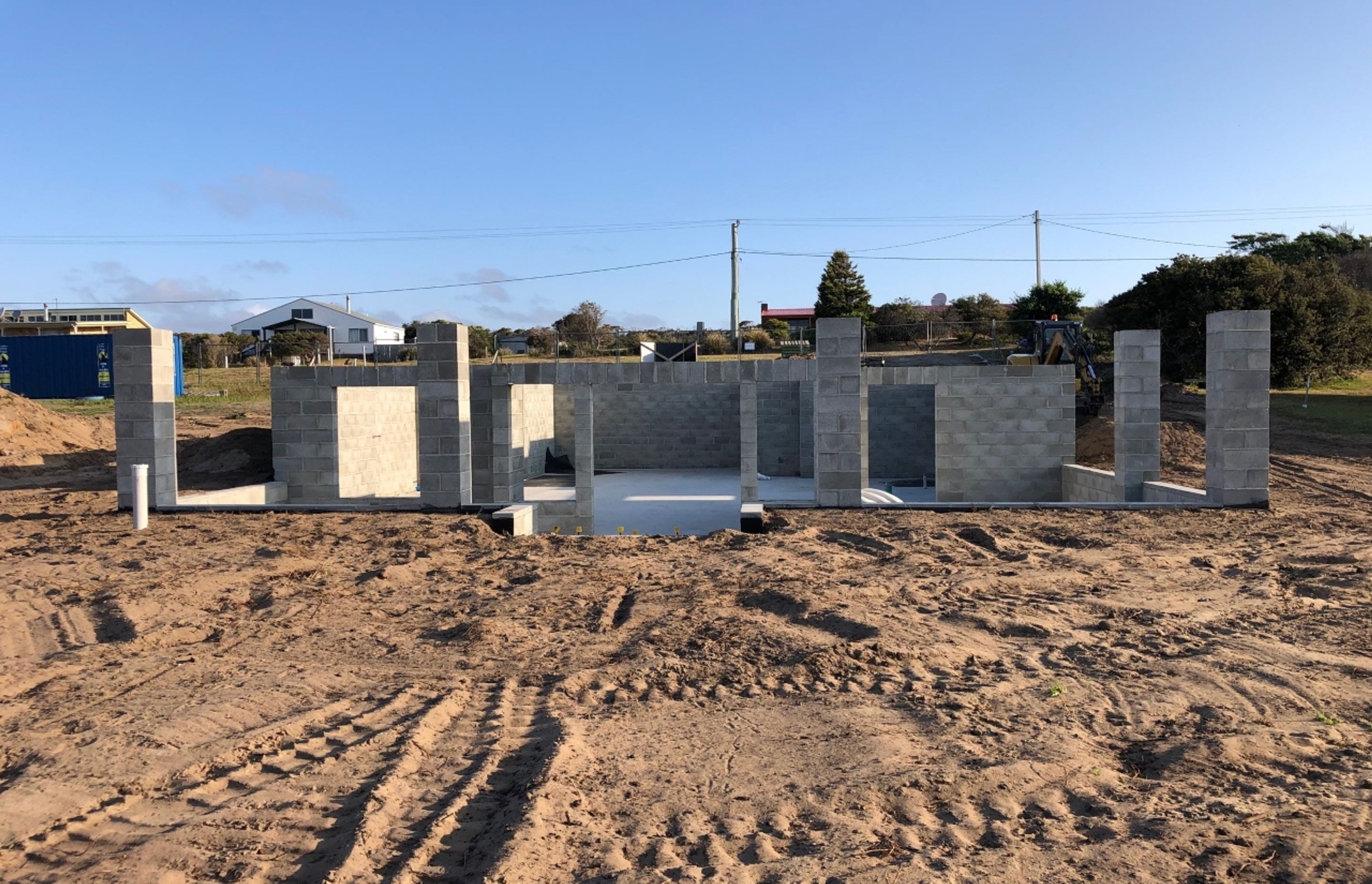 Core-filled Blocks. Photography: Hawksley Developments